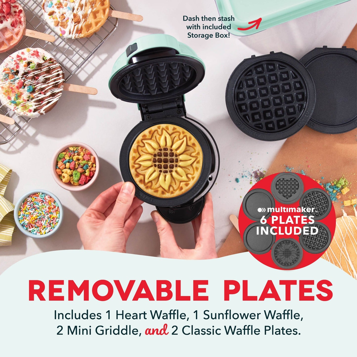MultiMagic™ Mini-System: Waffel &amp; Grill