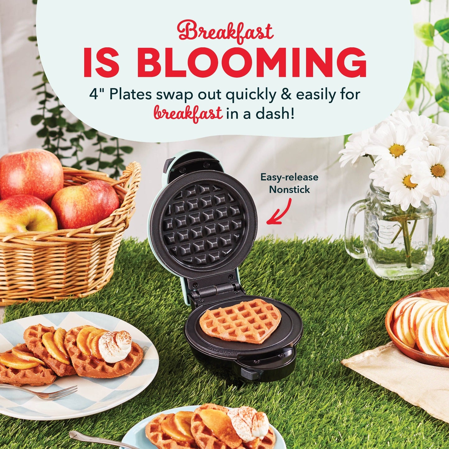 MultiMagic™ Mini-System: Waffel &amp; Grill