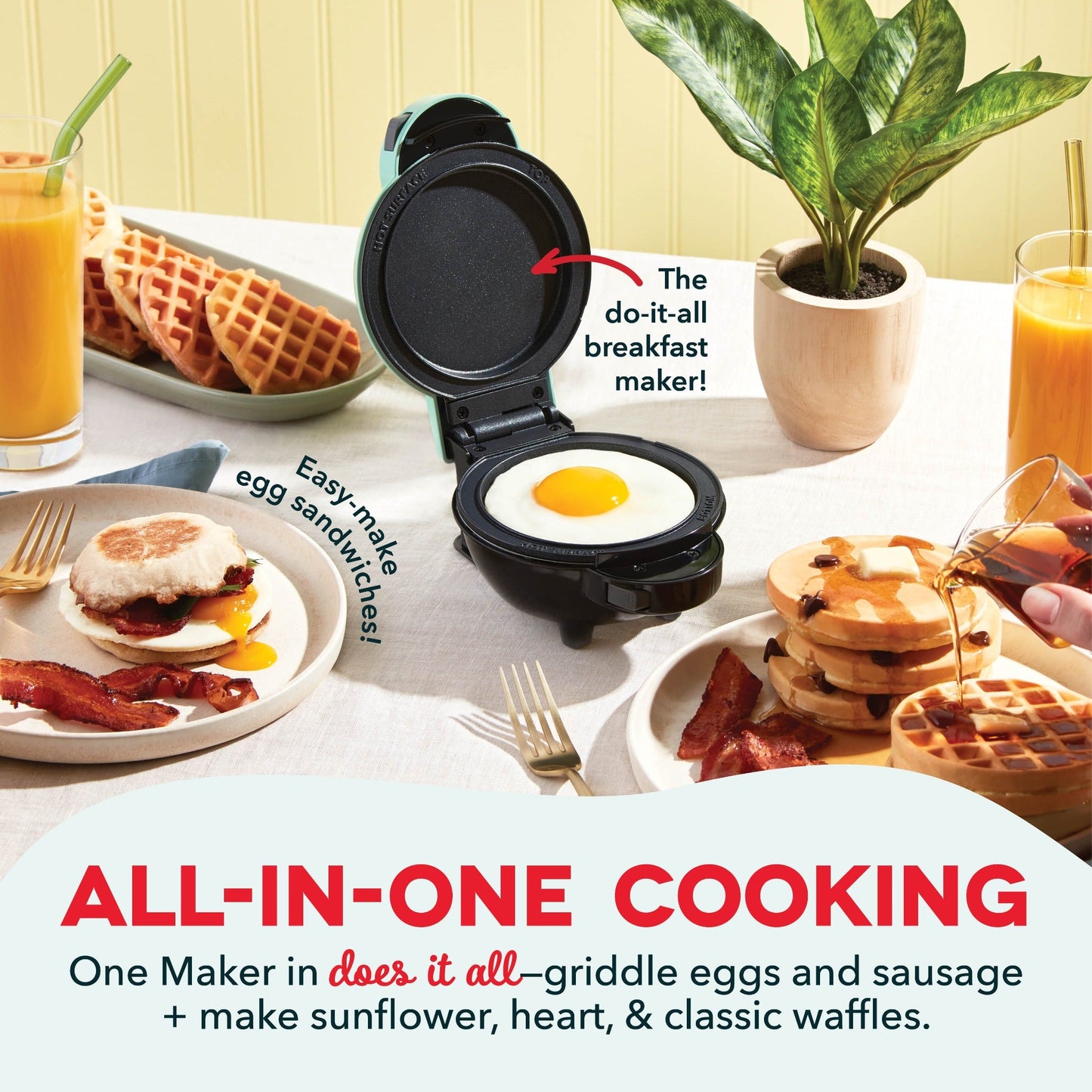 MultiMagic™ Mini-System: Waffel &amp; Grill