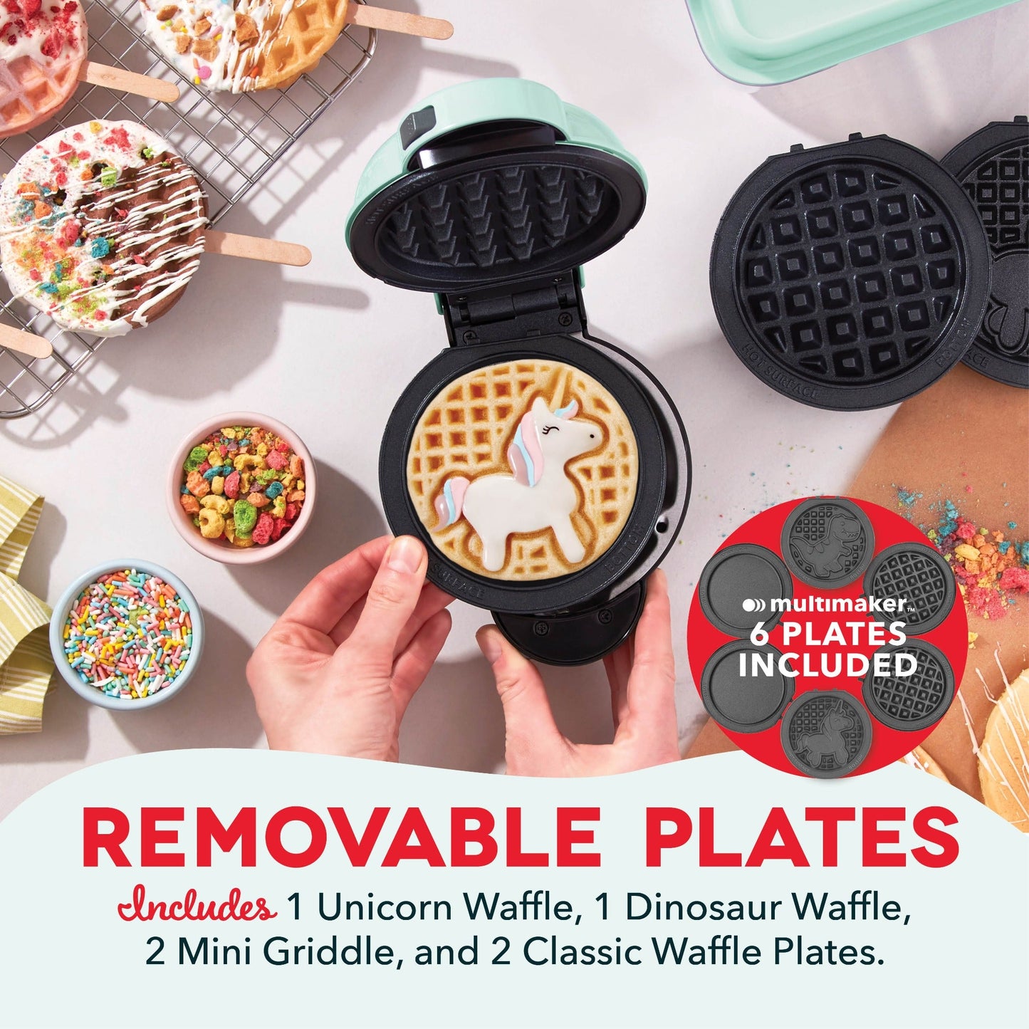 MultiMagic™ Mini-System: Waffel &amp; Grill