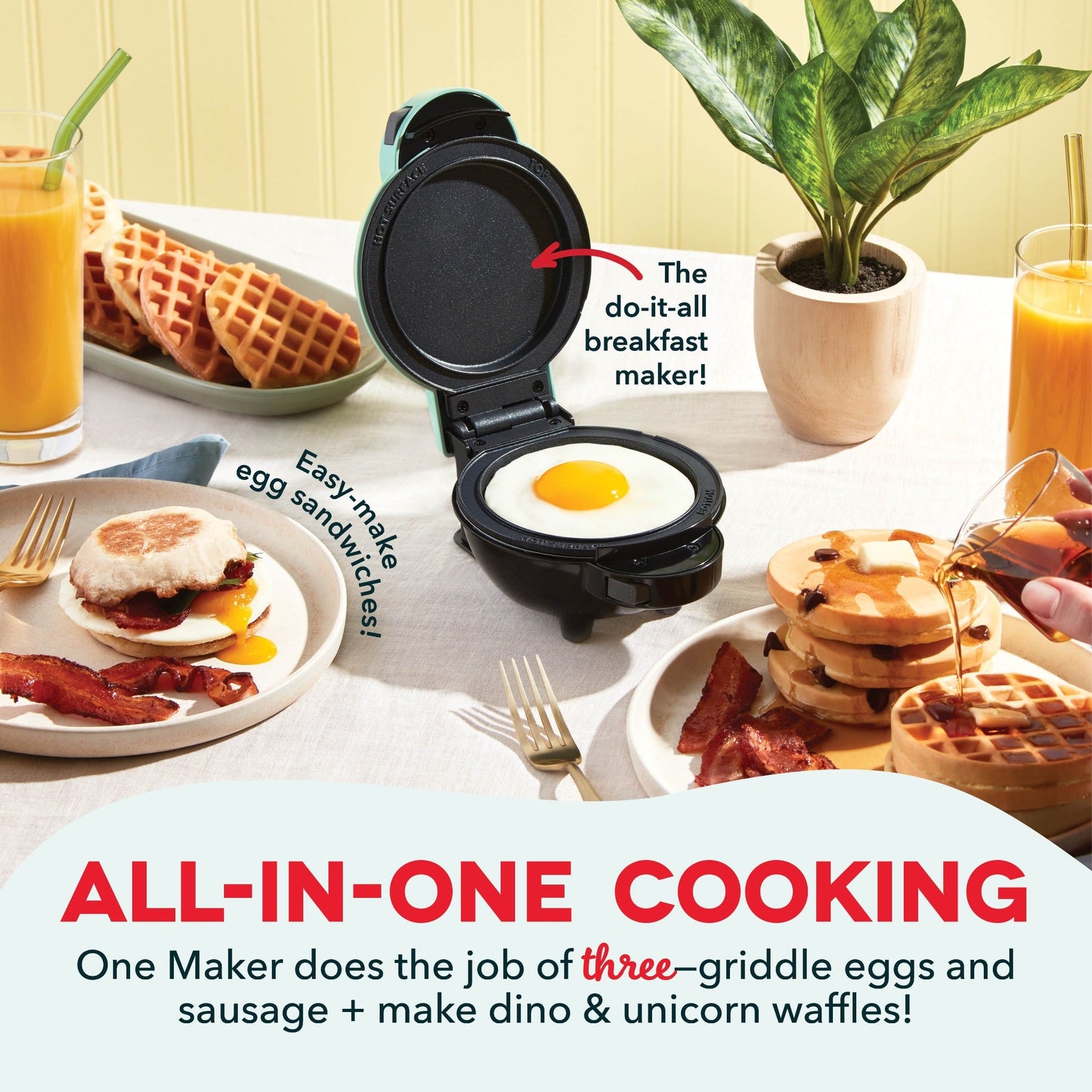 MultiMagic™ Mini-System: Waffel &amp; Grill