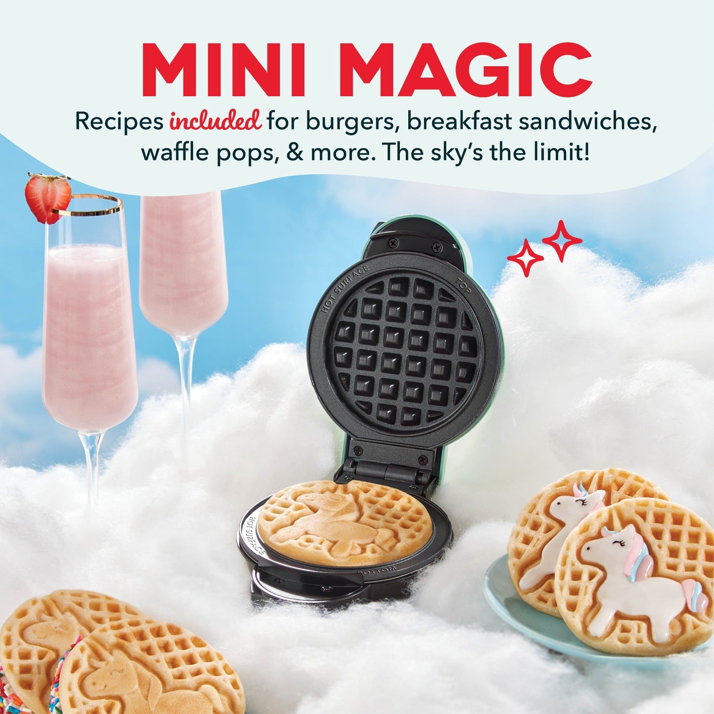 MultiMagic™ Mini-System: Waffel &amp; Grill
