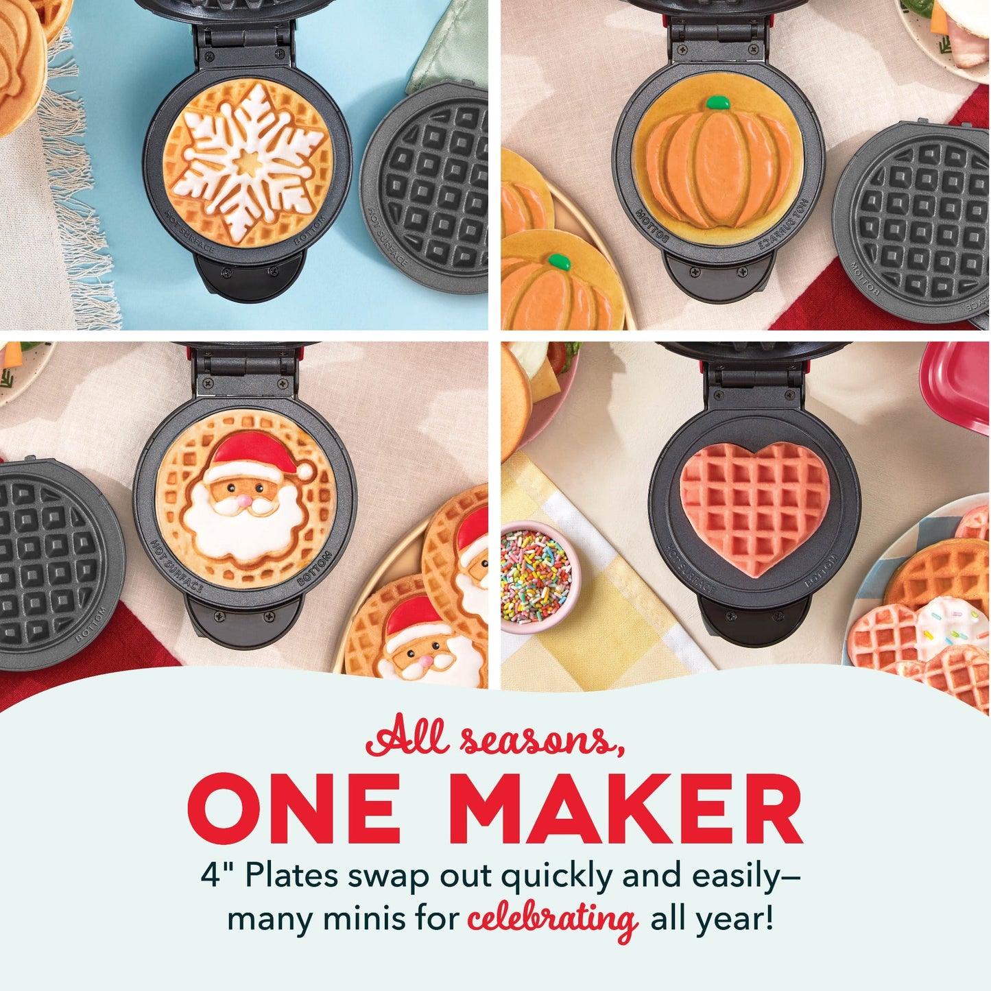 MultiMagic™ Mini-System: Waffel &amp; Grill