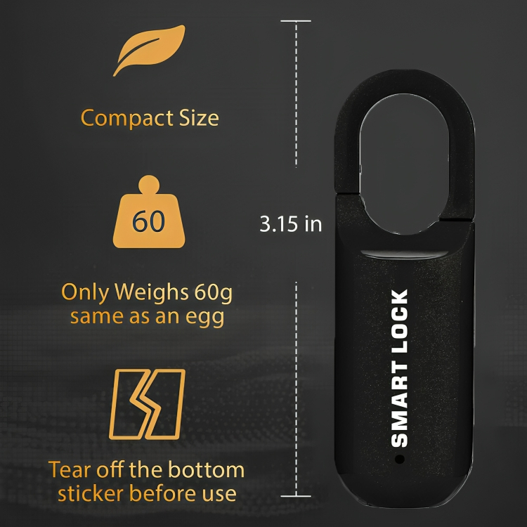 Lock™ - Biometrisches Mini-Vorhängeschloss für maximale Sicherheit