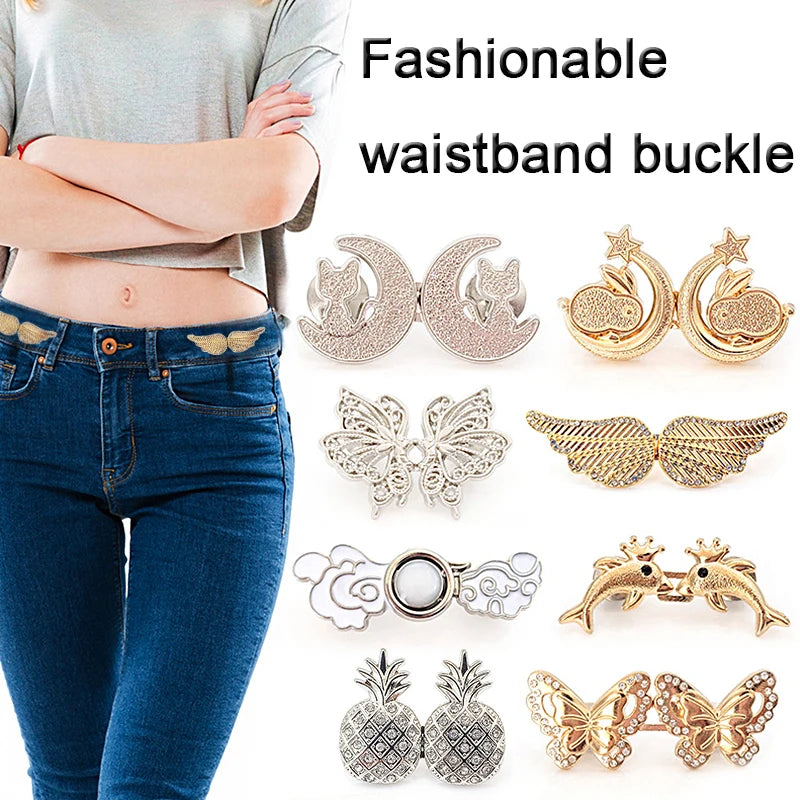 FitFlex™ Verstellbarer Bund-Clip – Perfekte Passform ohne Nähen für einen eleganten Look
