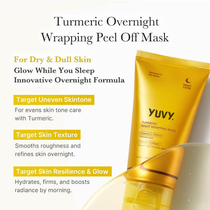 Yuvy™ Turmeric Kojic Acid + Collagen Night Mask - Fade Dark Spots While You Sleep