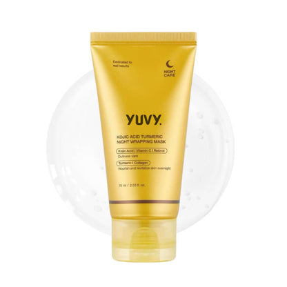 Yuvy™ Turmeric Kojic Acid + Collagen Night Mask - Fade Dark Spots While You Sleep