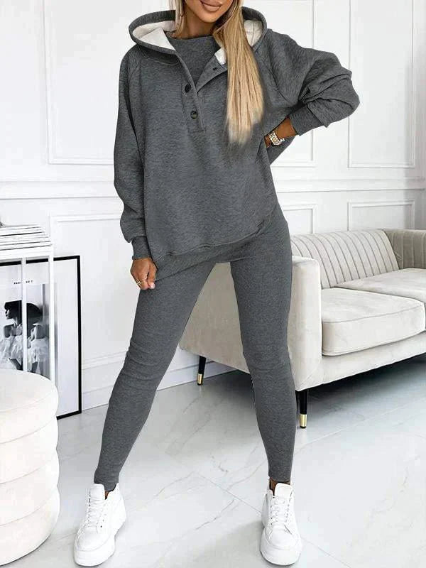 Fillie™ | Set aus Sweatshirt mit Kapuze, Weste und Hose (3er-Set)