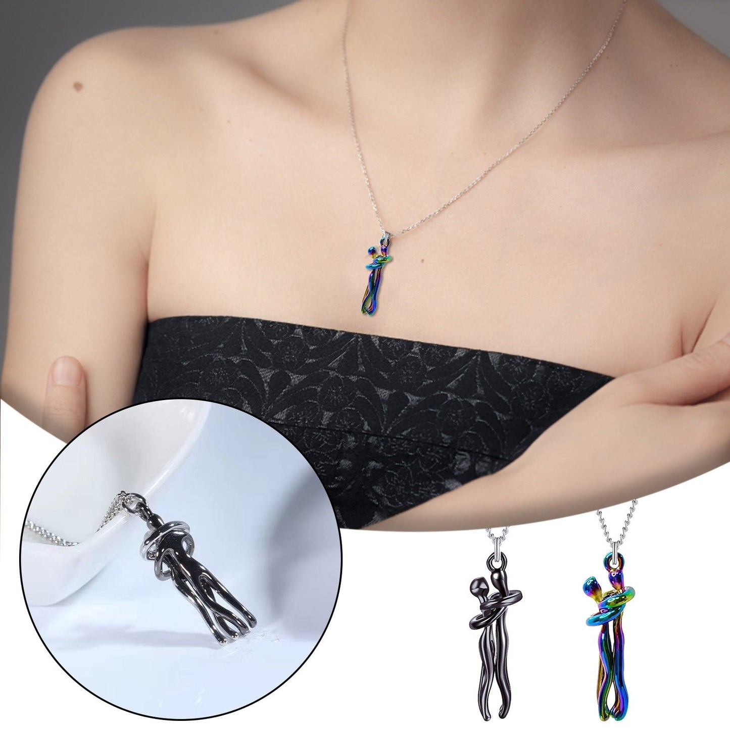 Embrace™ Liebesumarmung Halskette – Ein Symbol der Verbundenheit für besondere Momente