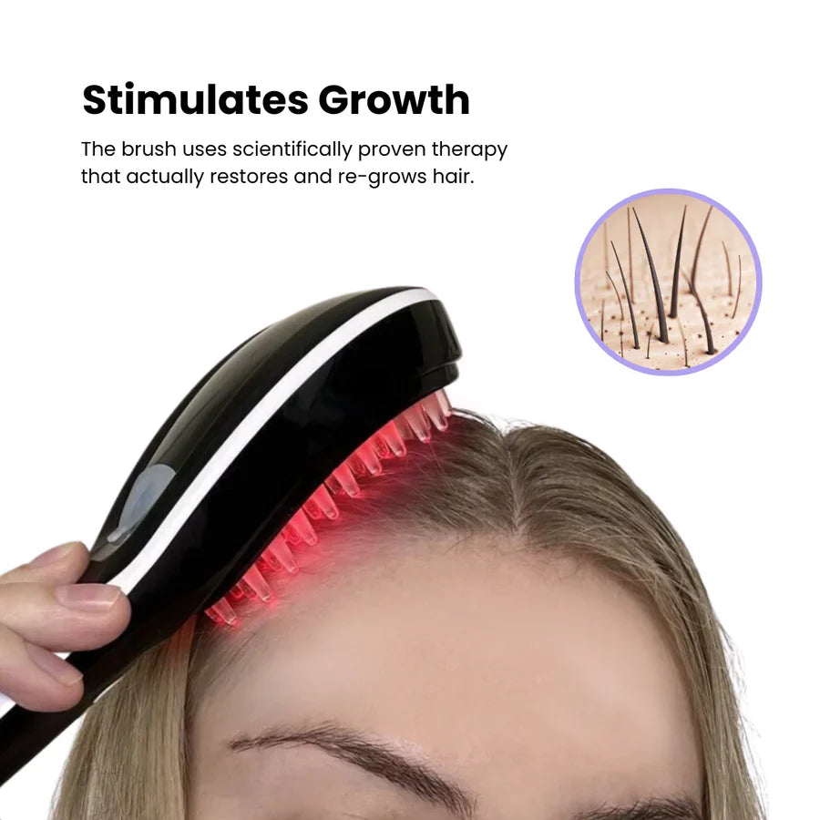Vibrant Hair™ Professionelle Haartherapie-Bürste | Für gesundes, kräftiges Haar