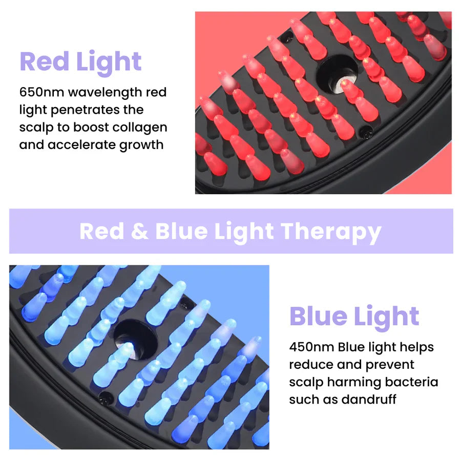Vibrant Hair™ Professionelle Haartherapie-Bürste | Für gesundes, kräftiges Haar