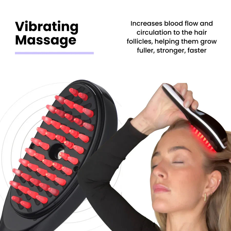 Vibrant Hair™ Professionelle Haartherapie-Bürste | Für gesundes, kräftiges Haar
